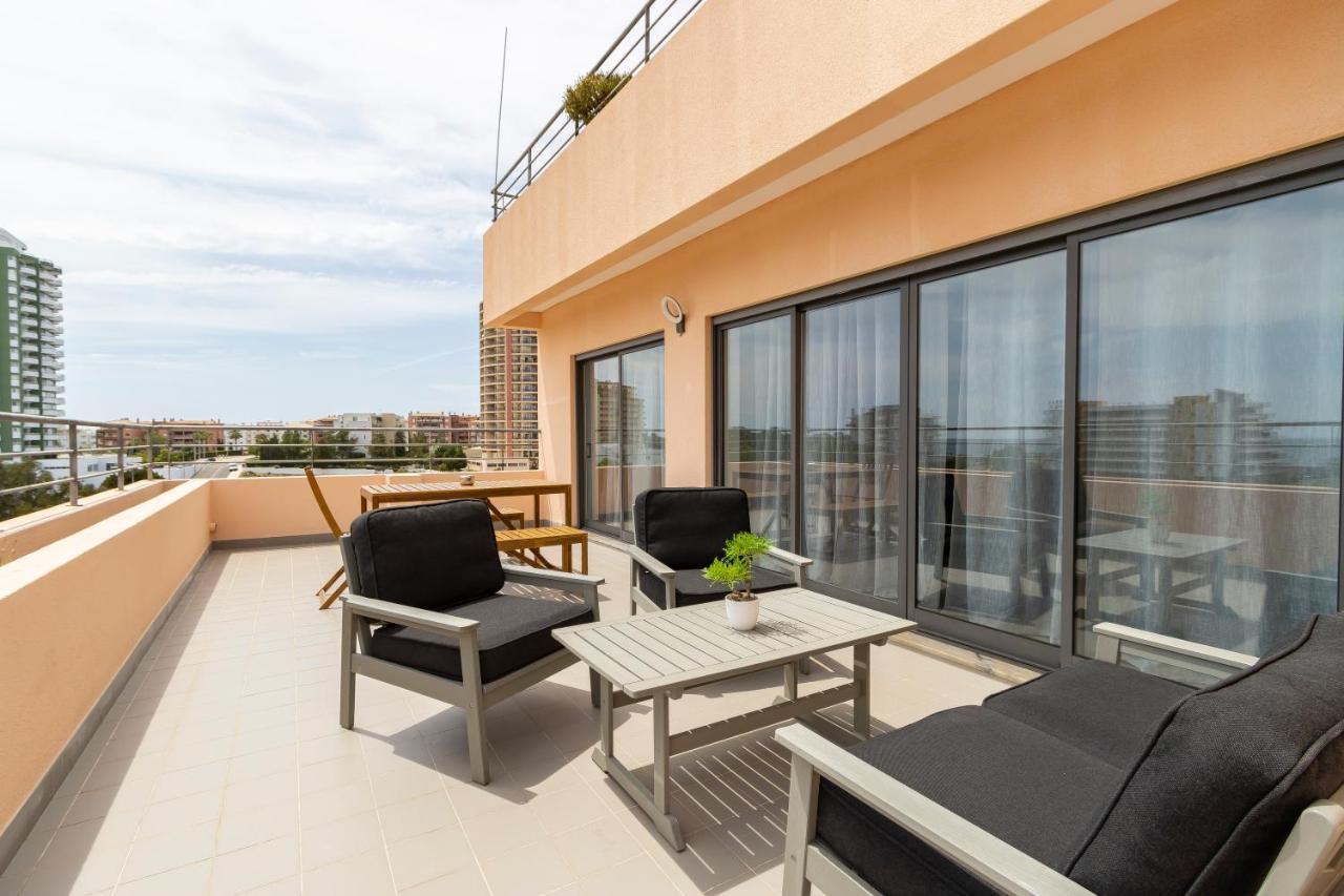 Amazing Sea View Apartment Praia Da Rocha Portimao Luaran gambar